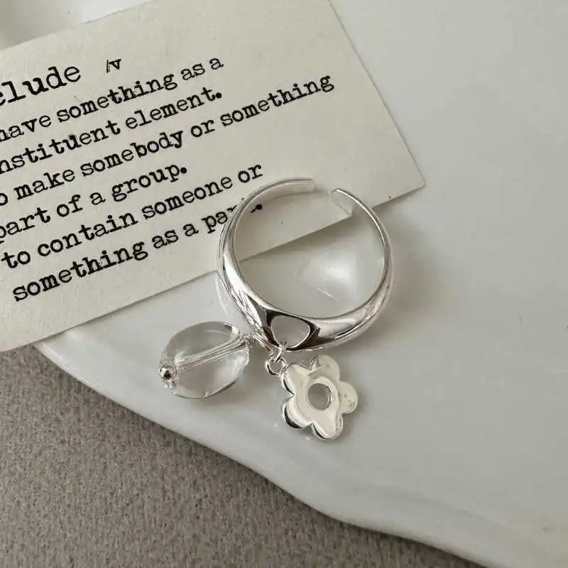 Sterling Silver Flower Ring