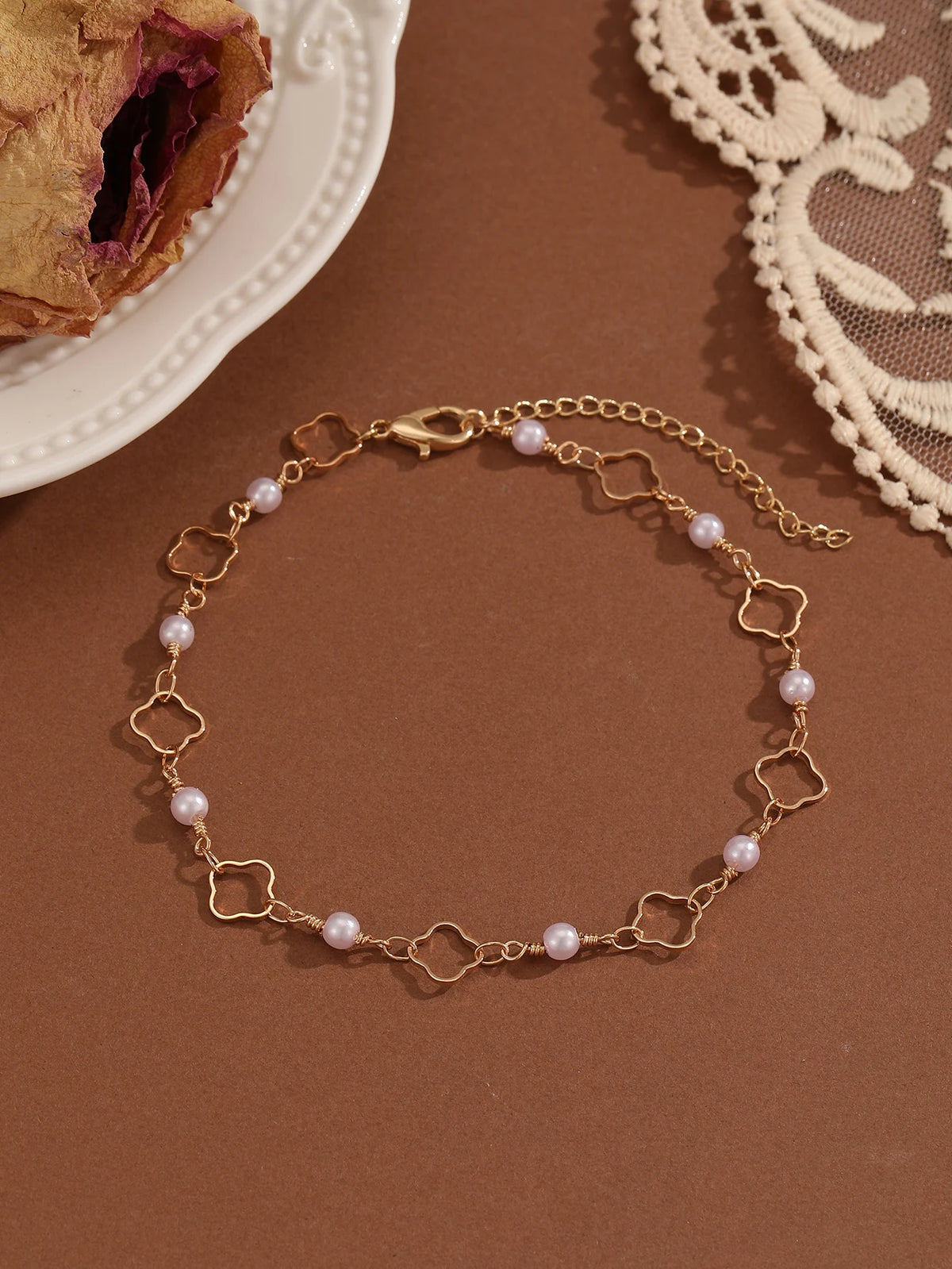 Crystal Cubic Zirconia Anklet