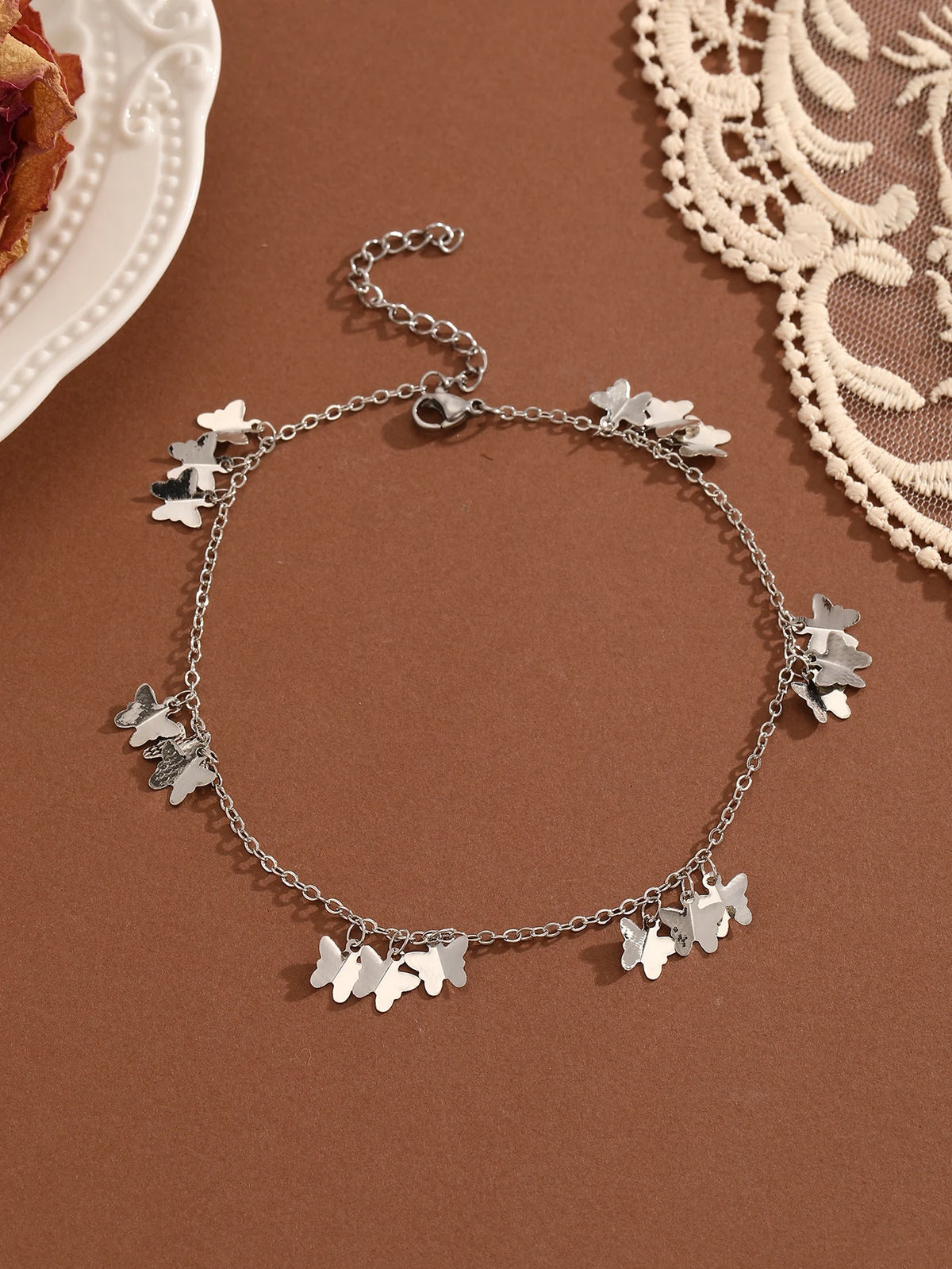 Crystal Cubic Zirconia Anklet