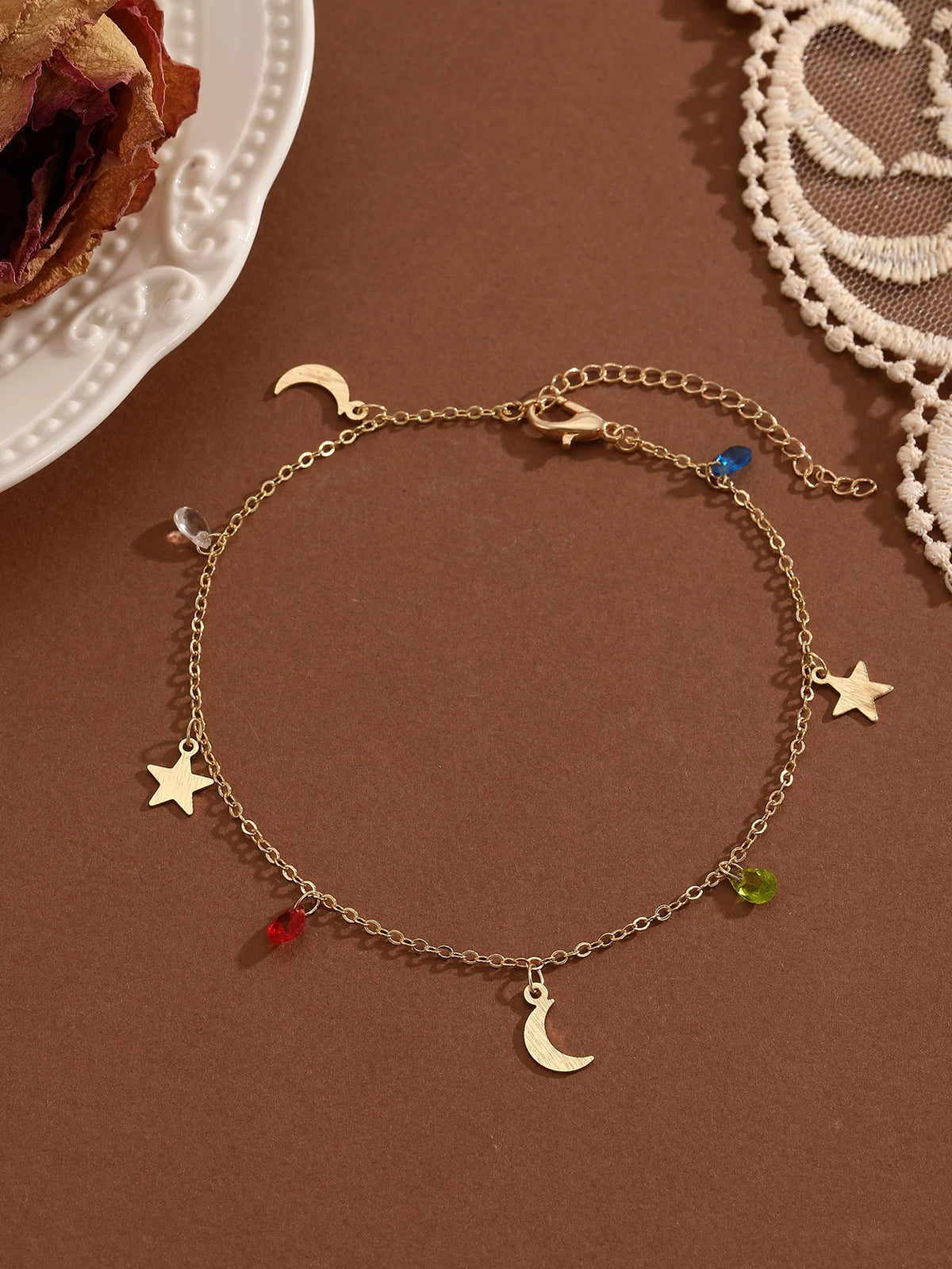 Crystal Cubic Zirconia Anklet