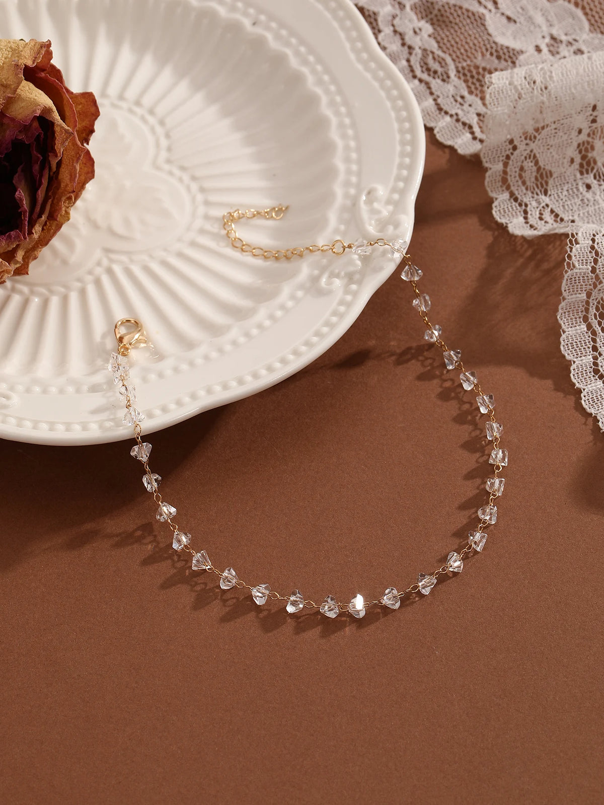 Crystal Cubic Zirconia Anklet