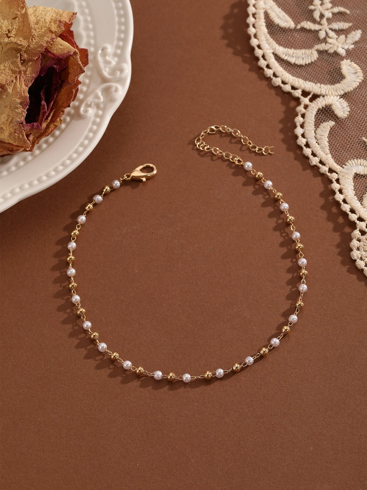 Crystal Cubic Zirconia Anklet