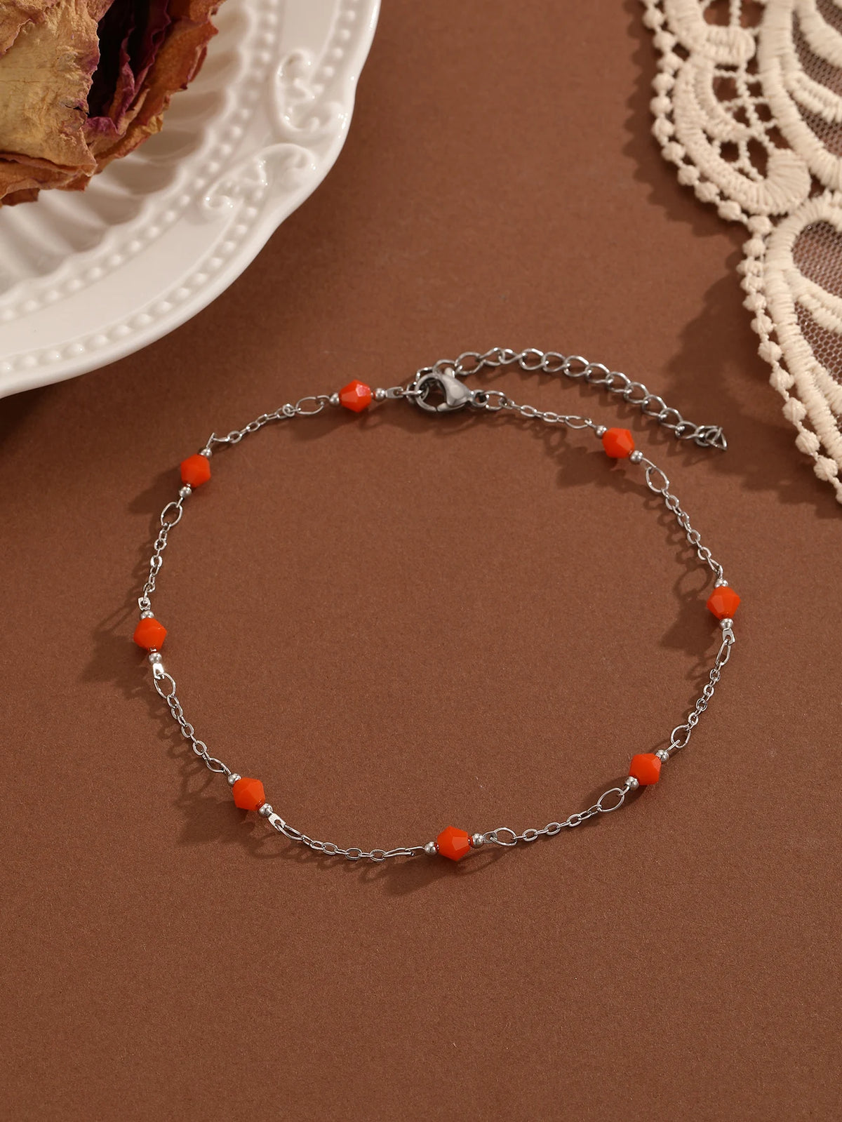 Crystal Cubic Zirconia Anklet