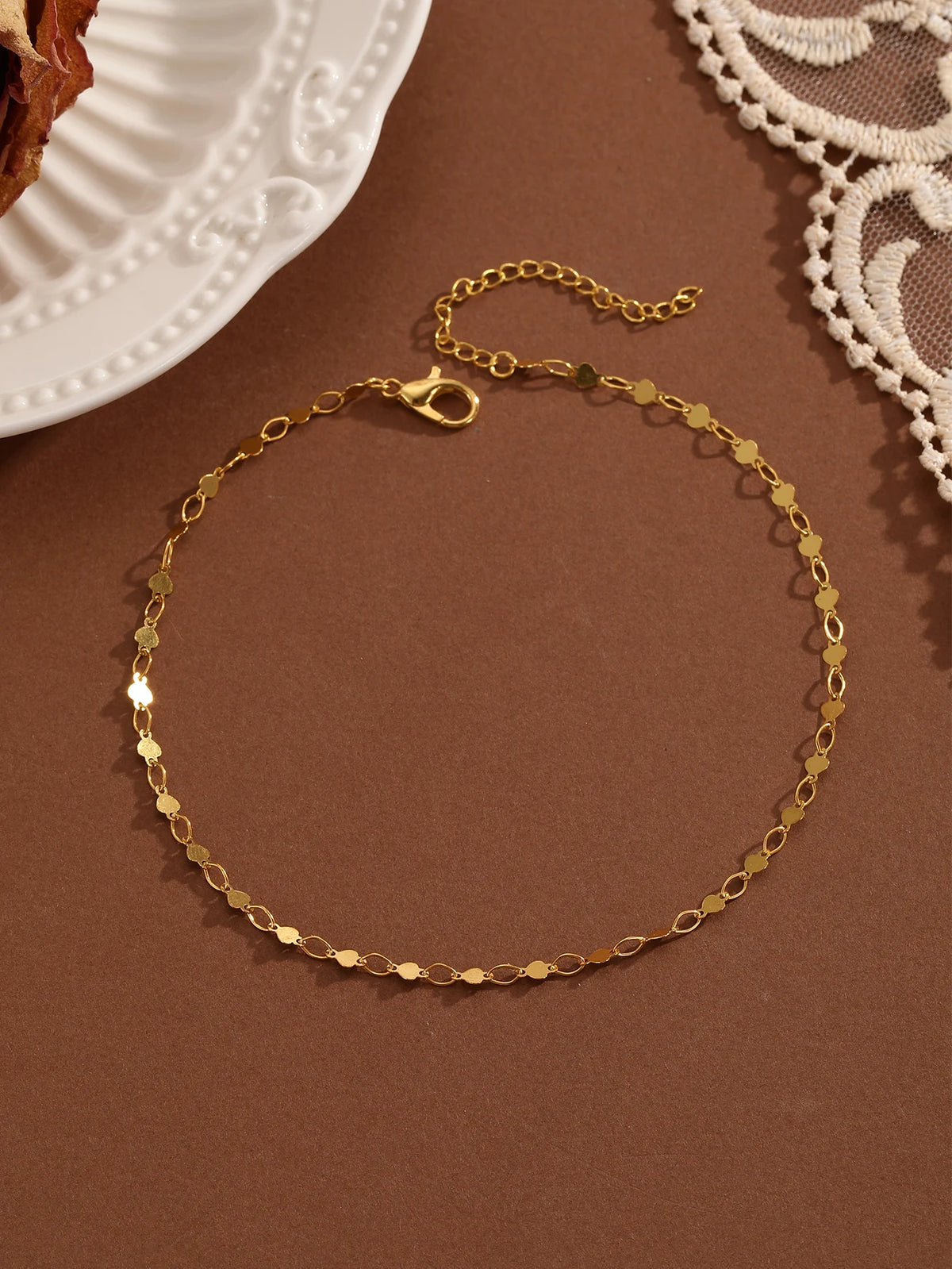 Crystal Cubic Zirconia Anklet