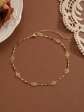 Crystal Cubic Zirconia Anklet
