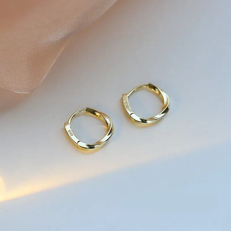 Stainless Steel Star Zircon Hoop Earrings for Women - Chunky Sun Rhinestone Punk Y2K Jewelry