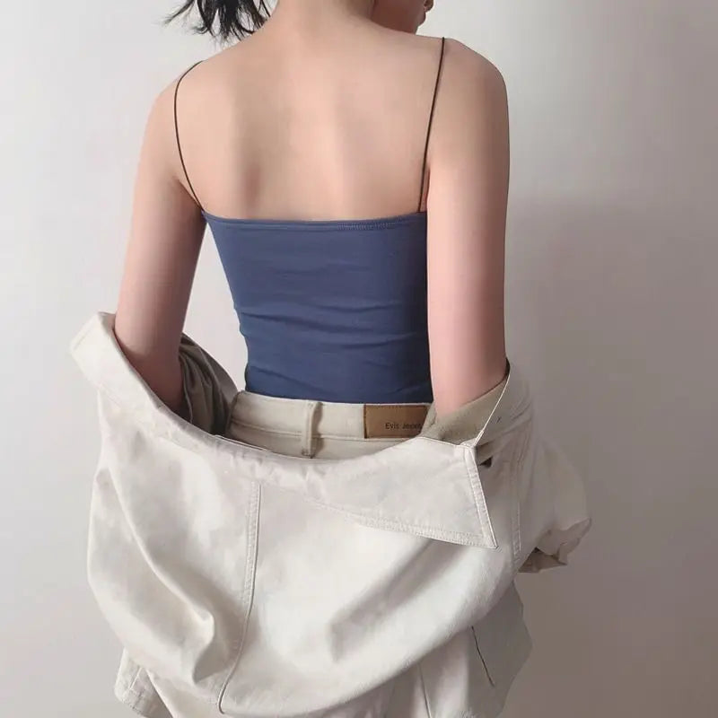Vest Tops Summer Sleeveless Cotton