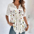 Temperament Casual Lace Woman Shirt