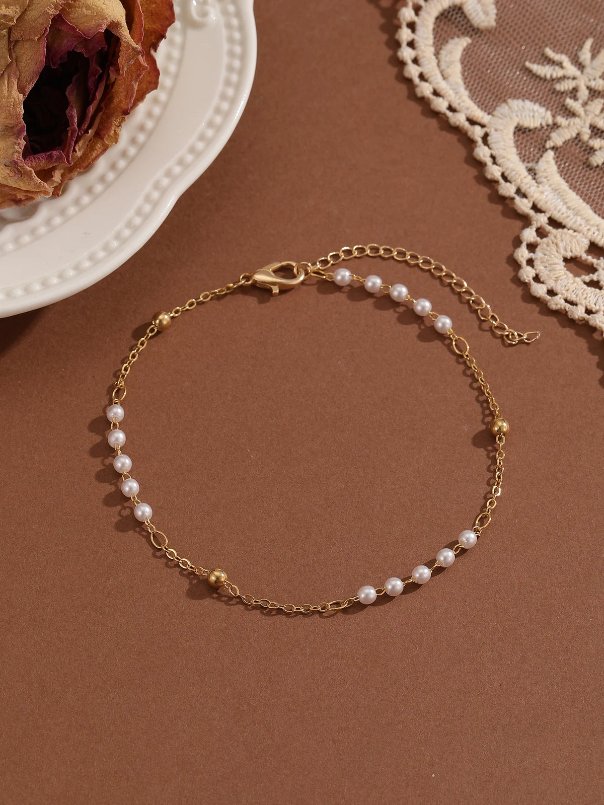 Crystal Cubic Zirconia Anklet